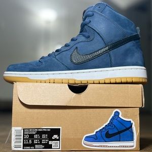 Nike SB Dunk High Orange Label Midnight Navy Size 10 (CI2692 401)